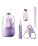 4 Piece Grooming Kit - Purple