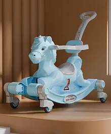 Babyhug Hawk 3in1 Foldable Kids Kick Scooter with...