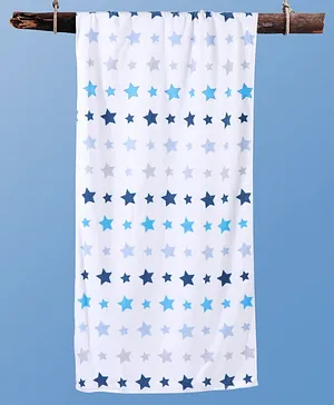 Simply Terry Knit Hooded Towel & Wrapper with Bear Embroidery L 80