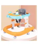 Babyhug Jungle Safari Foot To Floor Ride-On - Grey &...
