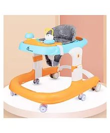 Babyhug Jungle Safari Foot To Floor Ride-On - Grey &...