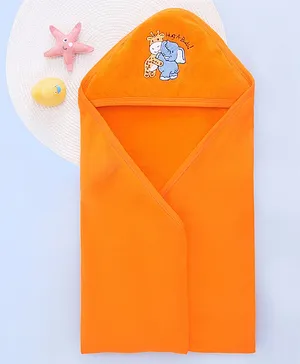 The Little Lookers 100% Cotton Towel - Light Yellow ( Print May Vary )