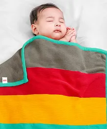 I Bear Soft Cotton Blanket - Sky Blue