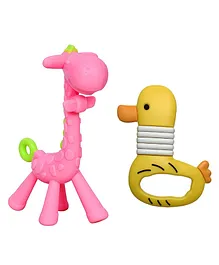 neemtoys 100% Natural Neem Wooden Teethers & Wheel Toy...