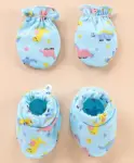 Child World Booties Polka Dots Print - White Yellow