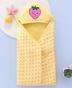 NINTARA BABY Ultra Absorbent Soft Pure Organic Cotton Hooded Towel