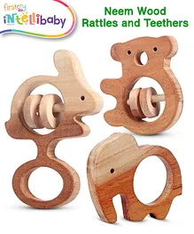 Intellibaby Premium Neem Wood Jungle Theme Baby...