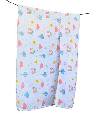 Zikku Baby Rabbit Designed Hooded Bath Towel - Pink