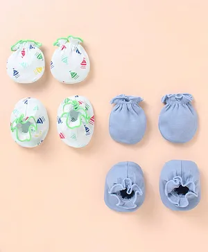 Ben Benny 100% Cotton Knit Booties With Vehicles & Turtle Patch Pack...