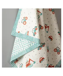 Babyhug Premium 2 Layered Baby Muslin Blanket Sports...