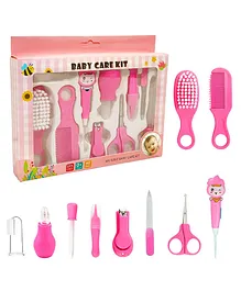 Syga Grooming Kit With Thermometer Pack of 10 - Pink