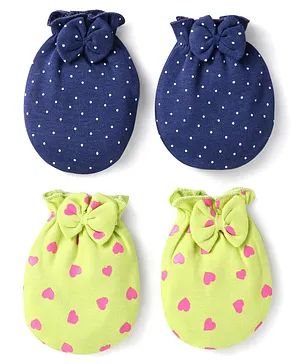 Knits & Knots Colour Blocked Handmade Cuffed Booties With Side...