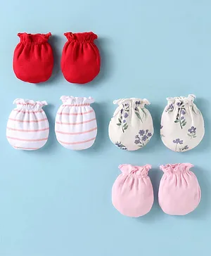 Babyoye Eco Conscious with Eco Jiva finish 100% Cotton Mittens &...