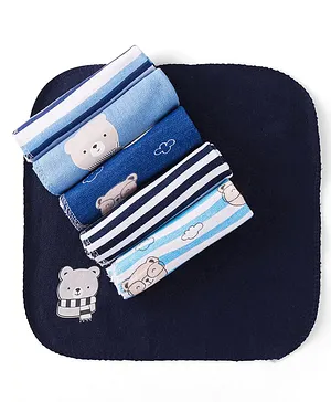 Pink Rabbit Interlock Knit Hooded Wrapper with Best Friend Print L