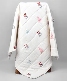 Syga Pure Soft Cotton Blanket Cloud Print - Blue(Color...