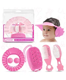 Majestique Baby Bathing & Grooming Kit, Soft Brush,