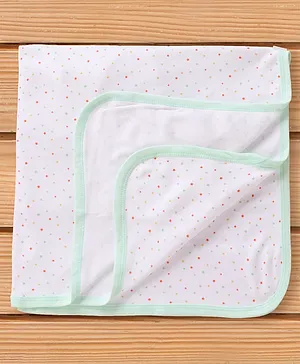 OHMS Interlock Knit Wrappers with Unicorn Print L 75 x W 75 cm -