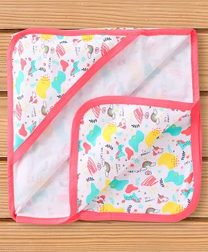 Simply Terry Knit Hand & Face Towels Rabbit Elephant & Bear Print Pack