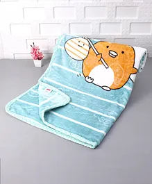 Babyhug Velvet Bunny Embroidered Lightweight Bubble...