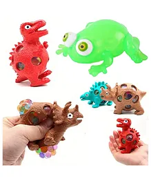SUPER TOY 3 Squishy Fidget Squeeze Balls Press Toy for...