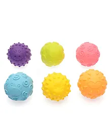 Ratnas Squeezy Jazzy Balls Bath Toys Pack of 6-...