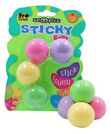 Sticky Balls | Squishy Balls in Charming Pastel Pack...