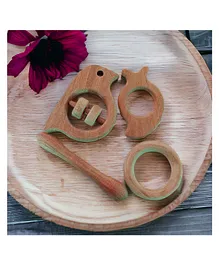 Kritiu Baby Silicone Teether & Toothbrush Combo Pack...