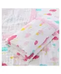 Babyhug Coral Blanket Unicorn Print - Sea Green
