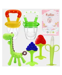 The Cheeky Kidzz Baby 2 Soft Fruit Shape Silicone...