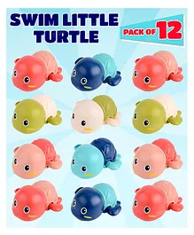 Fiddlerz Wind-Up Swimming Turtle Bath Toys for Babies...