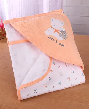 SYGA Baby Cotton Square Cartoon Towel Animal Printed Towel -
