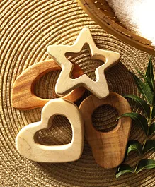 Sparkle Joy Baby Silicone Giraffe Rattle & Fruit...