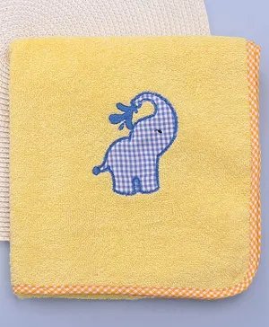 Babyhug Terry Knit Printed Hooded Wrapper - Multicolour