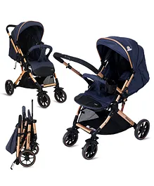 Bonfino Quick Fold Magic Stroller - Premium Melange...