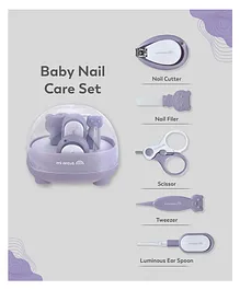 Baby Moo Dalmation Nail Clipper Set - Blue