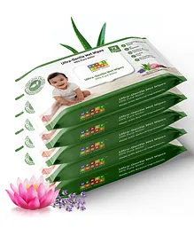 Tulips Sensitive Baby Wet Wipes With Lid Pack of 4 -...