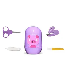 KIDS BASIC Baby Soft Bristle Hair Brush Comb Set with