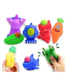 SUPER TOY 3 Pc Baby Bath Toy Squeeze Eye Pop Out Toy...