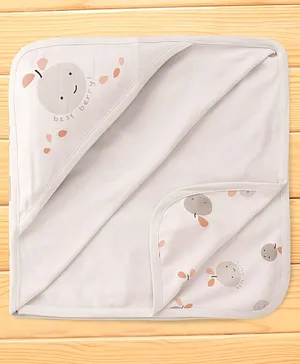 Doodle Poodle 100% Cotton Polka Dots Printed Hooded Bath Towel L 83 x