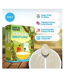 Tots & Moms Fibre Rich No Salt No Sugar Banana Oats