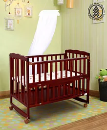 https://www.firstcry.com/babyhug/babyhug-montana-wooden-cot-cum-rocker-with-mosquito-net-cherry-red-wheels-with-lock-storage-space-adjustable-height-openable-side-rail-foldable-headboard-attach-to-parent-bed-convert-to-study-table/3290387/product-detail