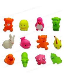 FunBlast Animal Shaped Bath Toys Pack of 12 -...