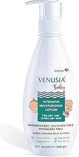 VENUSIA Dr. Reddy's Baby Intensive Moisturizing Lotion | Safe, Hydrating and Gentle | Goodness of Shea, Aloe, Cocoa and Mango Butter | Soothes Baby Skin | 300g