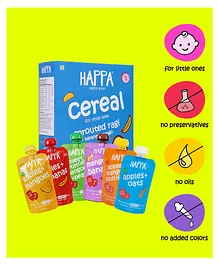 Organic Sprouted Porridge Mix Set for Babies 8-24M, No