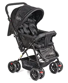 Babyhug Cocoon Stroller With Mosquito Net & Reversible...