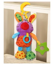 Baby Moo Winking Cow Teething Mitten - Grey