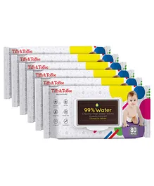 LuvLap 99% Pure Water Baby Wipes with Aloe & Vitamin...