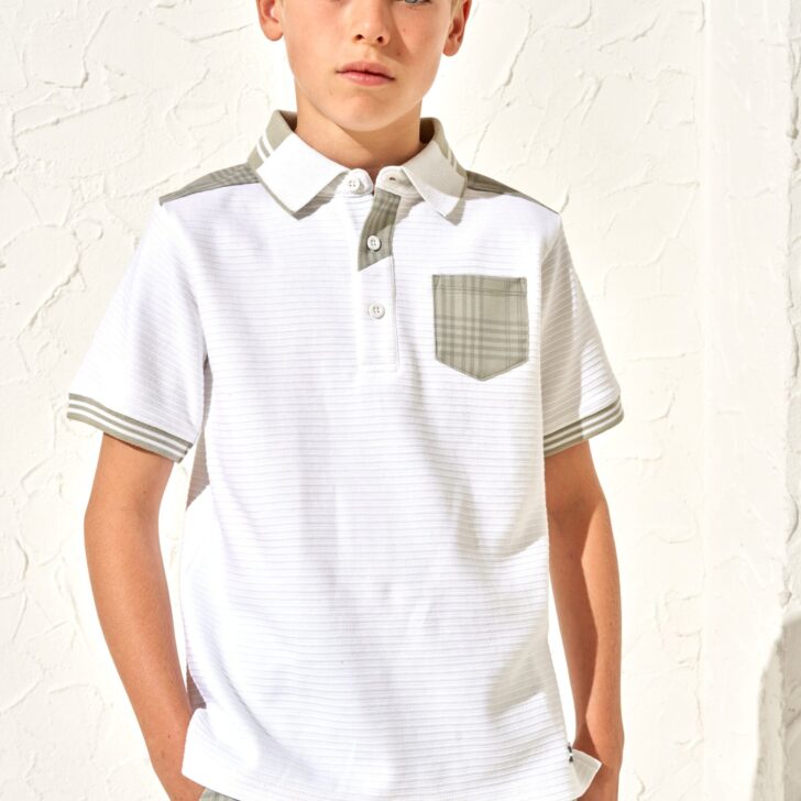 Eric White Ottoman Smart Polo