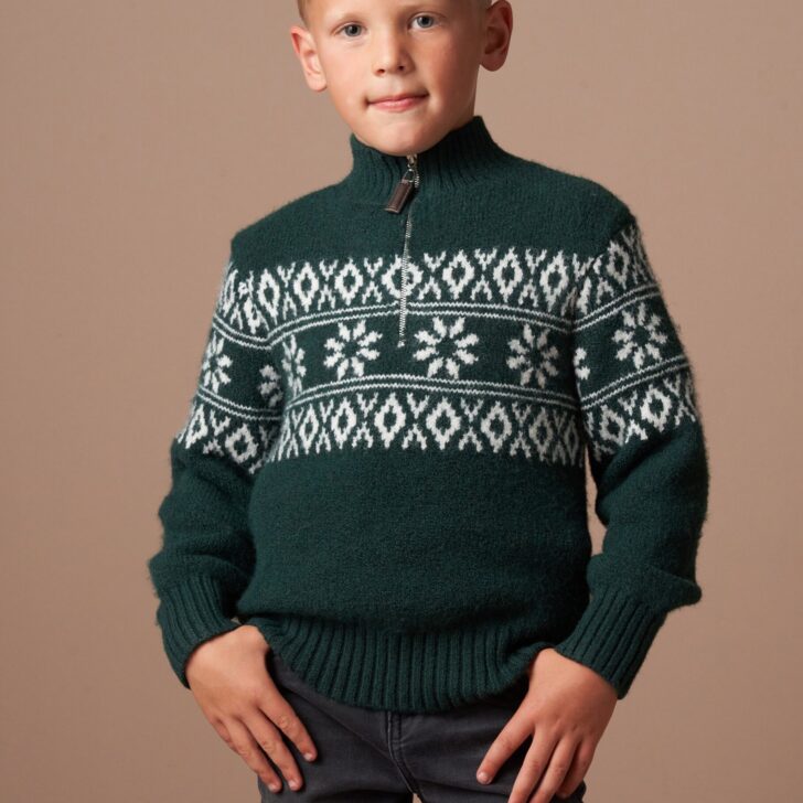 Conrin Green Fairisle Jumper