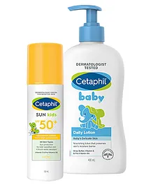 Aveeno Baby Daily Moisturising Bath-354ml & Lotion -...